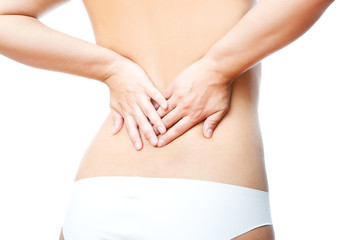 Pain in female backache
