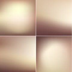 Smooth defocused blur backgrounds set