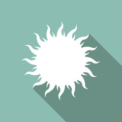 Obraz premium Ecology Flat Icon with shadow. Vector EPS 10.