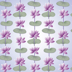 Fototapeta premium Lotus pattern