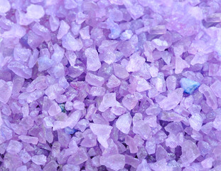 Background of lavender bath salts