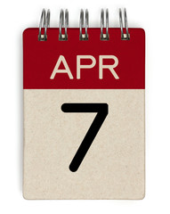 7 april calendar