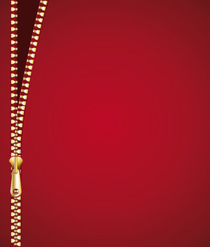 Red and gold zip fahsion background.