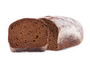 Brown bread with slice