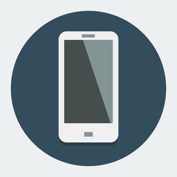 Smartphone flat icon