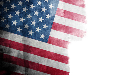 Obraz premium Grunge American flag