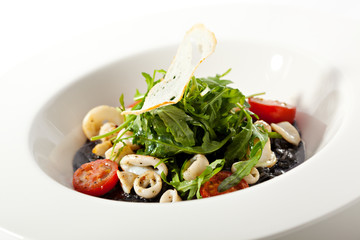 Cuttlefish Ink Risotto