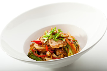 Udon with Chicken