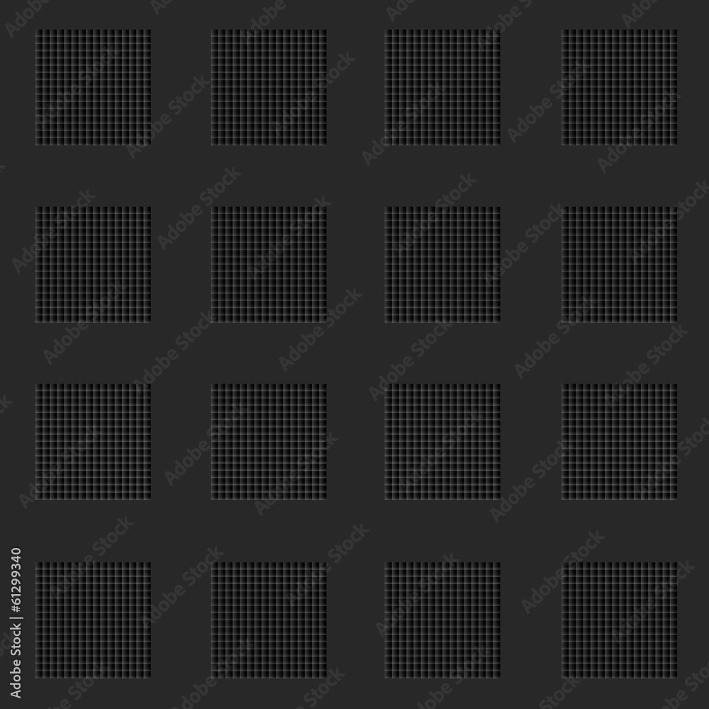 Canvas Prints abstract lattice black seamless background