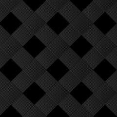 Black background of diagonal wicker