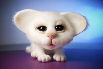 Toy handmade from felt