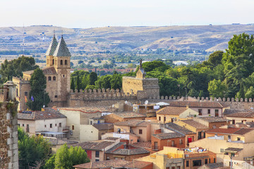 Fototapeta na wymiar General view of the famous town of Toledo, Spain