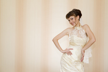 Fototapeta premium Beautiful young bride