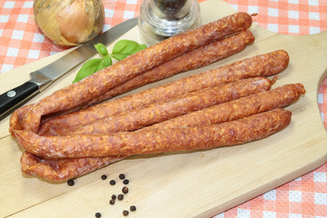 saucisses fumées