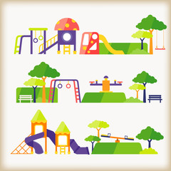 set of playground