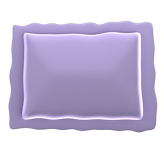 realistic 3d render of pillow