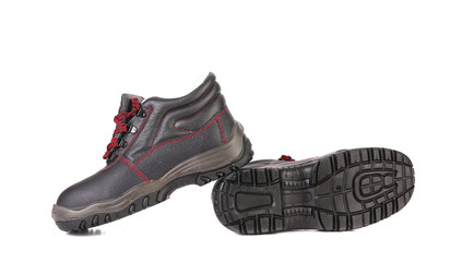 Black man's boots.