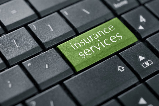Concept of online insurance.