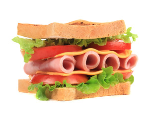 Fresh toast sandwich.