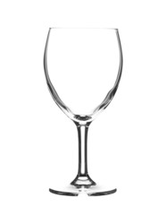 Close up of empty wine glass.