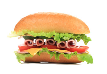 French baguette sandwich.