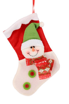Decorative christmas sock.