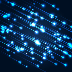 Abstract star illustration with space for your business message