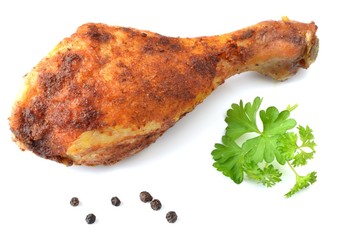 Leg with grilled chicken