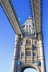 Tower Bridge at sunrise, London, UK