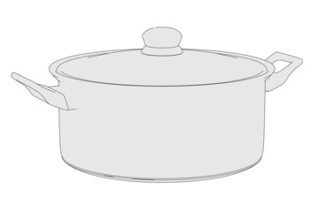 cartoon image of cooking pot