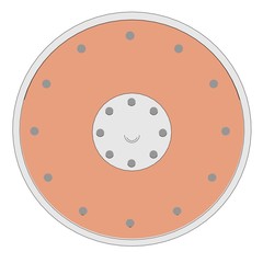 Fototapeta premium cartoon image of shield armor