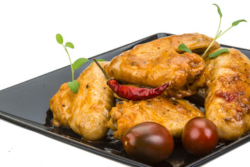 Grilled chicken wings