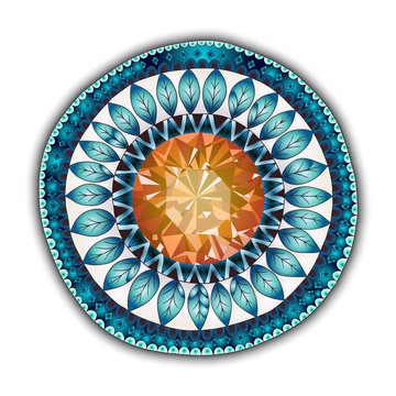 Mandala. Round Ornament Pattern.