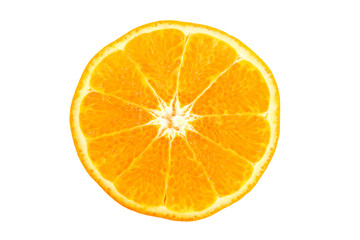 Fototapeta na wymiar Mandarin Orange to sliced.