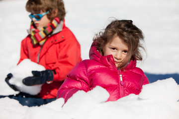 bambini in montagna