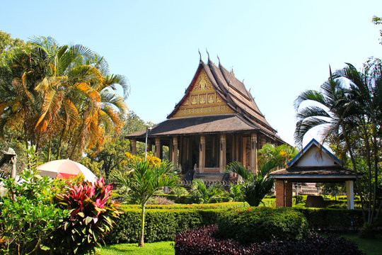 Haw Phra Kaew, Vientiane, Laos.