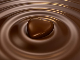 chocolate heart
