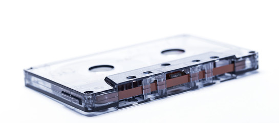 Old fashion magnetic audio tape