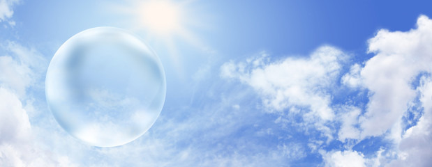 Solar energy and giant empty bubble