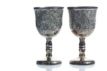 Old wine goblets