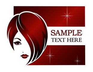 Banner template for beauty salon, spa, hair styles, etc.