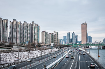 Fototapeta na wymiar Seoul Skyline