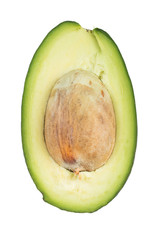 Fresh green avocado