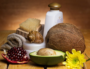 Set for massage or body care