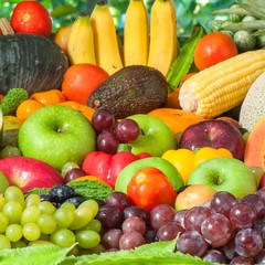 Fruits and vegetables collections