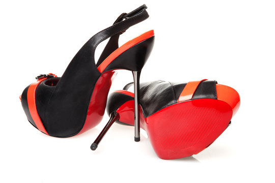 women's high-heeled shoe