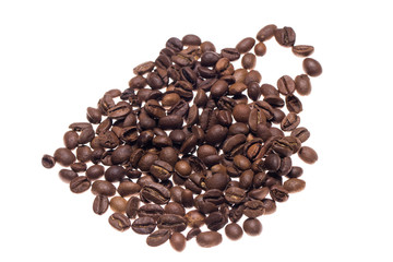 Coffee cup made from beans