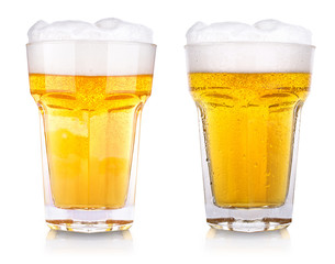 wet fresh beer