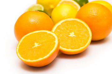 Different citrus fruits