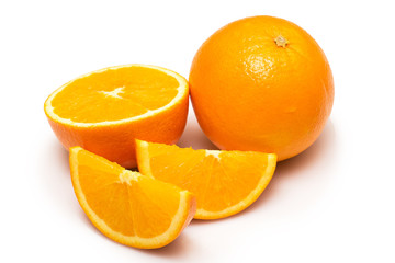 Naklejka na ściany i meble Fresh orange fruits